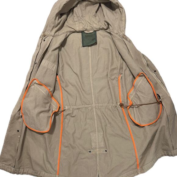 MR&MRS ITALY Classic Canvas Parka Coat - Picture 4 of 12